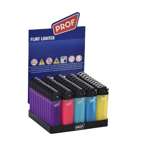 Ref.40009628-PROF_Encendedor_TRANSLUCENT_FLINT_LIGHTER_50u